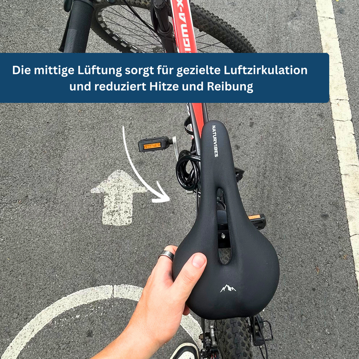 Ergonomic cycling seat with pressure relief channel, enhancing bicycle comfort for all riders
