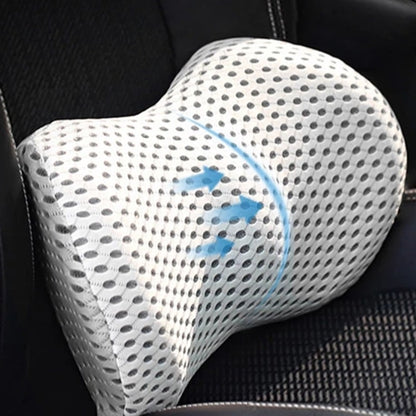 Premium ergonomic lumbar support cushion for back pain, promoting healthy posture in any chair.