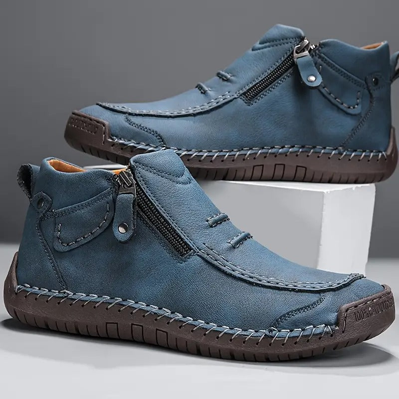 Stylish unisex slip-on orthopedic shoes with arch support, designed for casual wear and ultimate comfort.