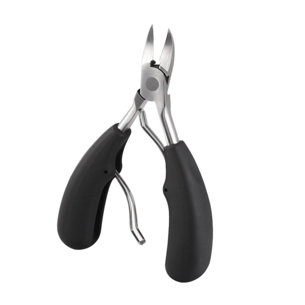 Professional-grade ergonomic toenail scissors for thick & ingrown nails. Stainless steel, comfortable grip.