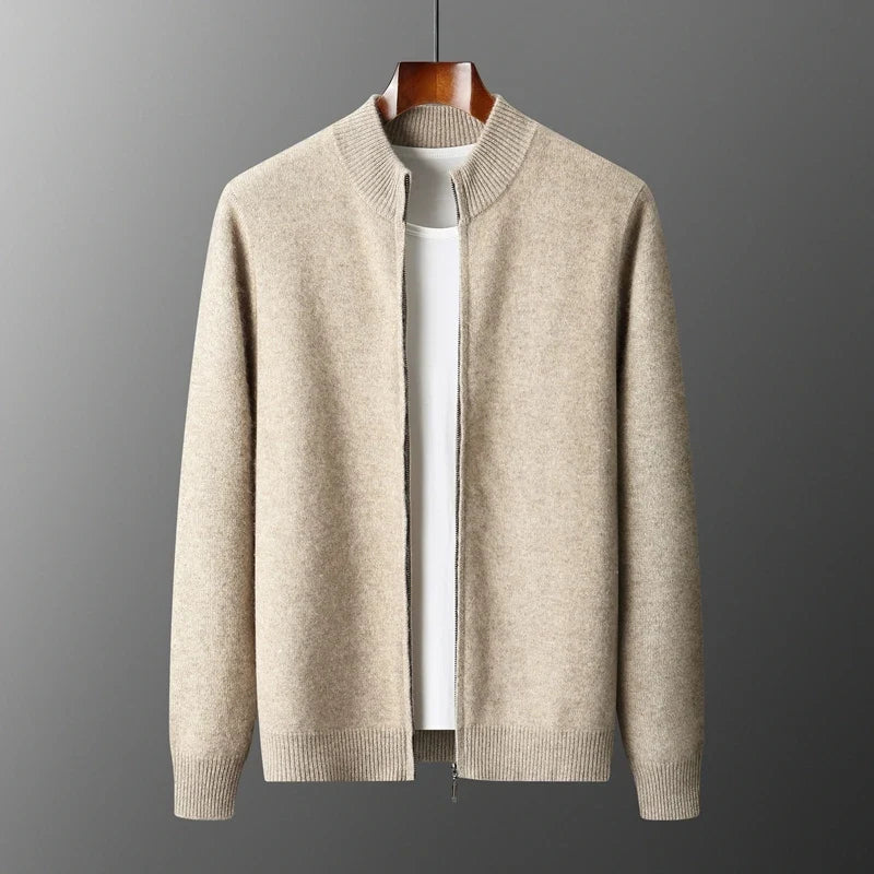 Unisex Essence Zip Jacket, modern & comfortable for everyday layering. Sleek minimalist outerwear.
