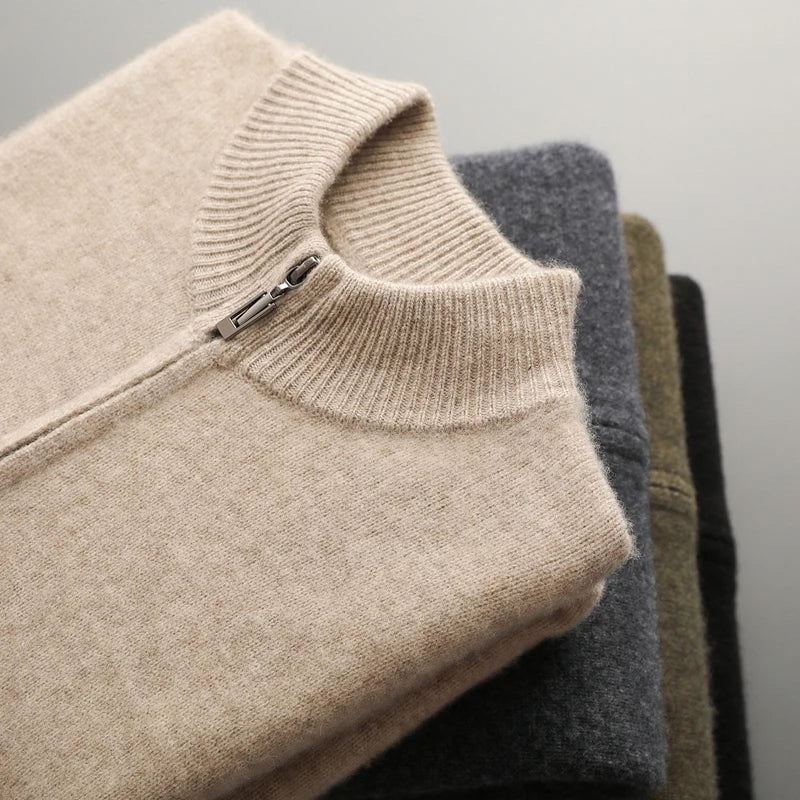 Modern unisex zip jacket. Refined comfort, minimalist design for sophisticated everyday wear.