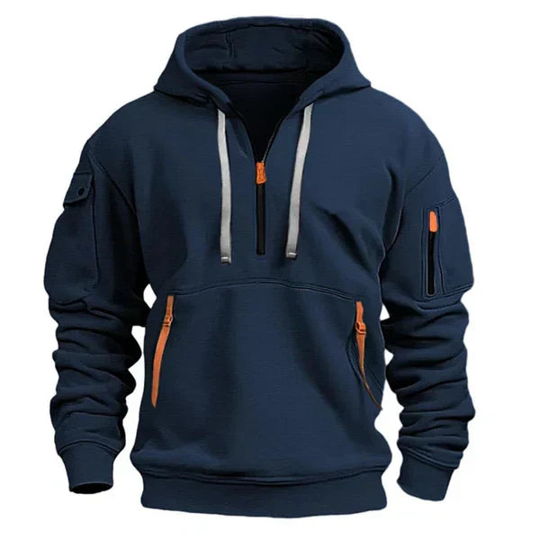 Classic unisex comfort hoodie, soft pullover suitable for men & women, versatile casual wear.