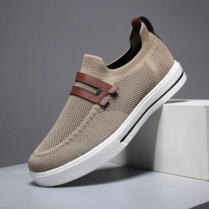 Unisex Everyday Comfort Mesh Slip-On Shoes, perfect for casual wear and daily walking. Breathable and versatile.