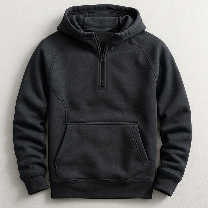 Comfortable unisex pullover hoodie with relaxed fit. Ideal for casual, everyday wear or layering outfits.