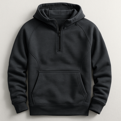 Comfortable unisex pullover hoodie with relaxed fit. Ideal for casual, everyday wear or layering outfits.