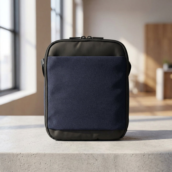 Unisex Everyday Messenger Bag by CarryGuard with smart organizer, ideal for daily carry & travel.