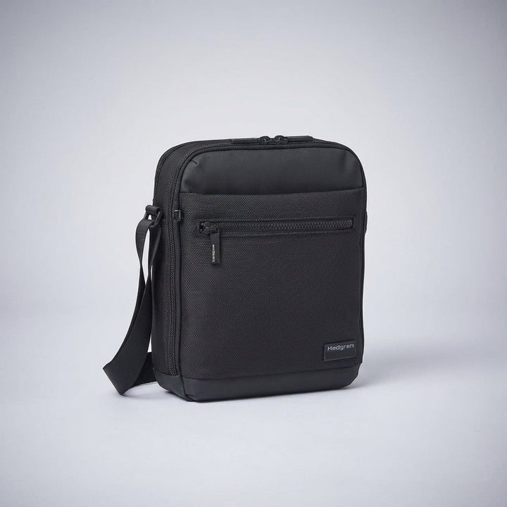 Secure RFID-protected pocket inside the CarryGuard Everyday Messenger Bag keeps your data safe while traveling.