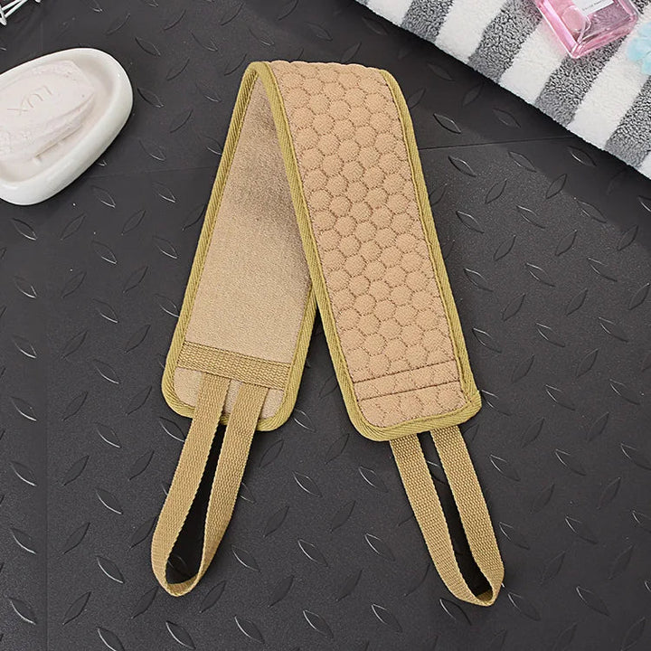 Compact, travel-friendly exfoliating back scrubber & body brush for a deep clean on-the-go. Enjoy smooth skin anywhere.