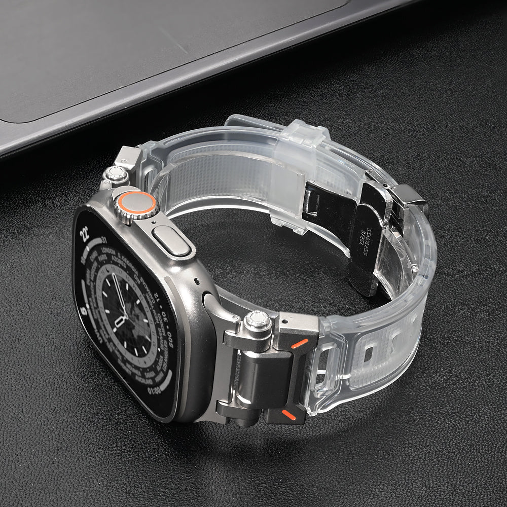 Versatile Explorer silicone Apple Watch band, suitable for any occasion.