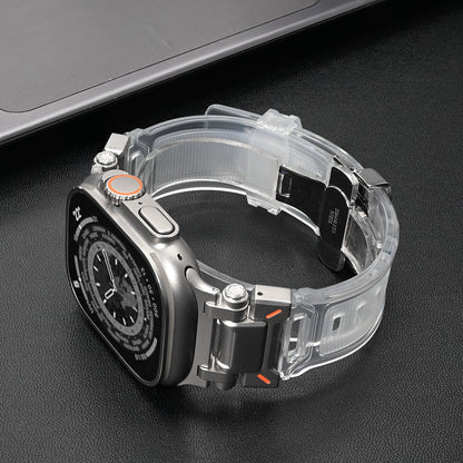 Versatile Explorer silicone Apple Watch band, suitable for any occasion.