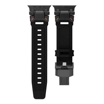 Soft, comfortable, and hypoallergenic silicone band for Apple Watch.