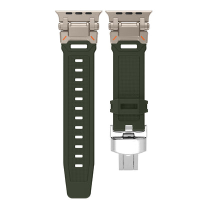 A durable and comfortable silicone band for your Apple Watch Explorer.