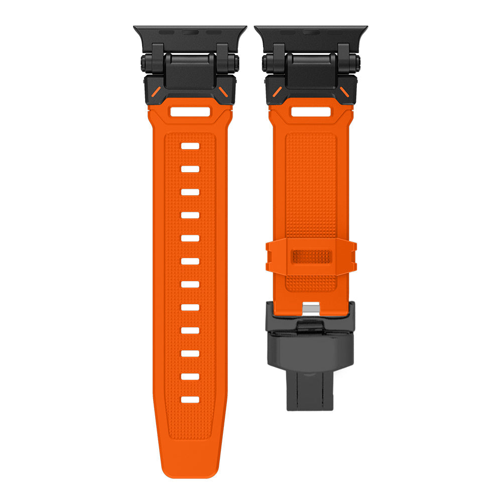 Premium comfort Apple Watch silicone strap, designed for explorers.