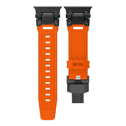 Premium comfort Apple Watch silicone strap, designed for explorers.