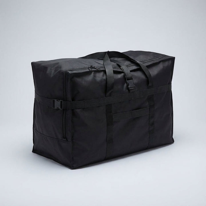 Spacious FlexHaul extra-large weekender duffel bag, ideal carry-on luggage for extended trips.