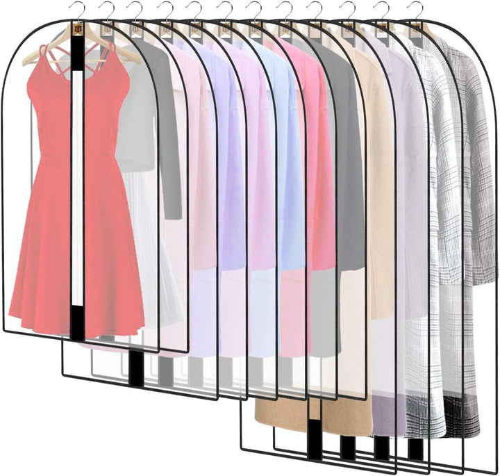 Secure your formalwear with this 71-inch extra-long garment bag. Ideal for travel & storage.