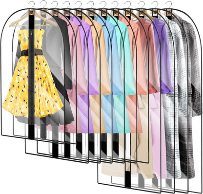 Unisex 71-inch suit cover & gown protector. Designed for extra-long formalwear storage.