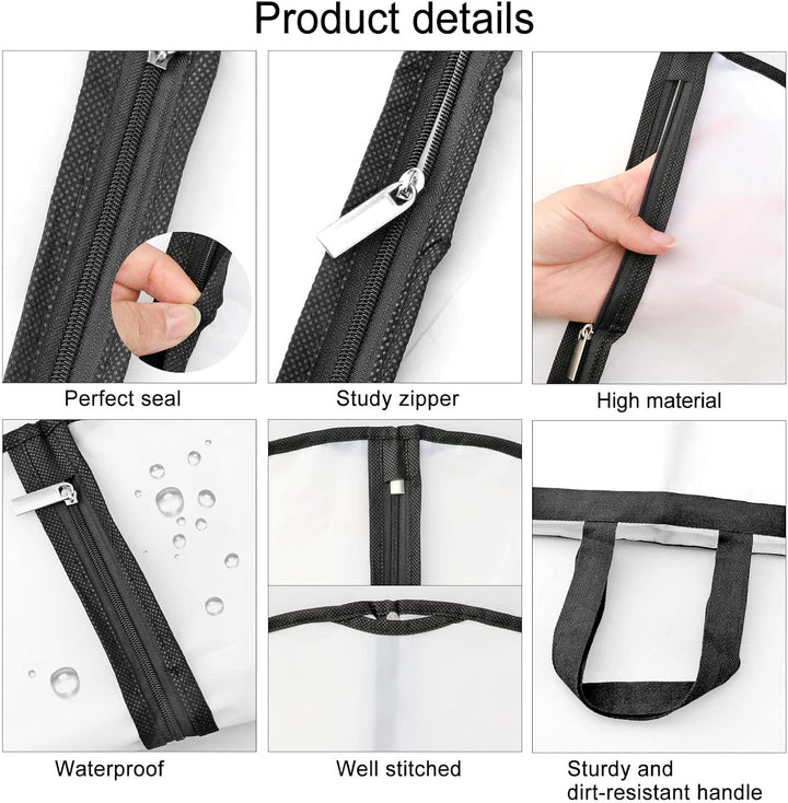 Premium 71-inch dress cover for long formal gowns. A perfect storage & travel solution.