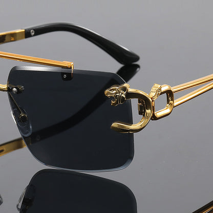 Premium unisex feather-light UV400 sunglasses. Rimless, polycarbonate lenses offer superior sun protection & style.