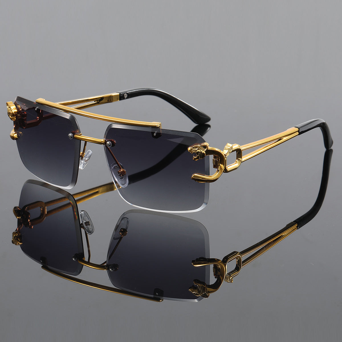 Feather-light unisex UV400 sunglasses. Rimless, photochromic polycarbonate lenses for ultimate eye protection.
