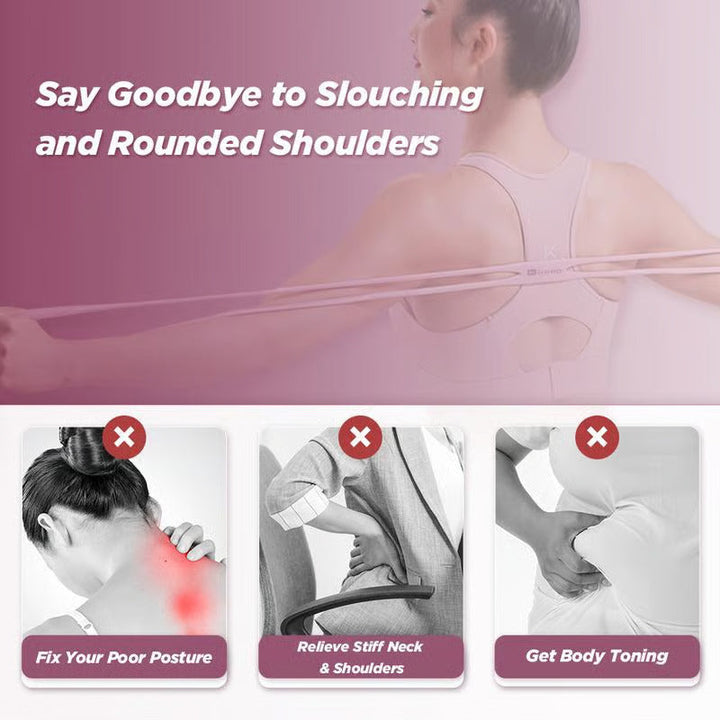 Ergonomic Figure 8 band for full-body workouts, muscle toning & targeted body sculpting at home.