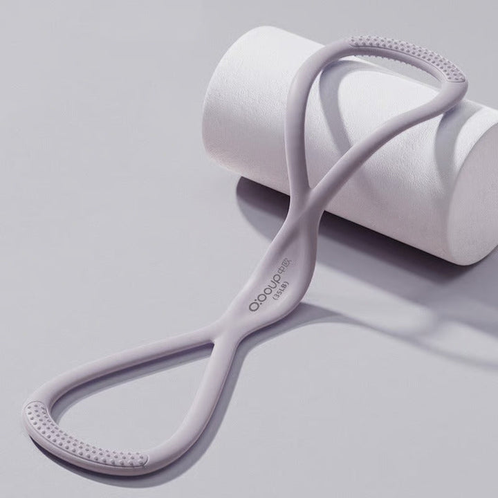 Durable Figure 8 resistance band for building strength, enhancing flexibility & correcting posture.