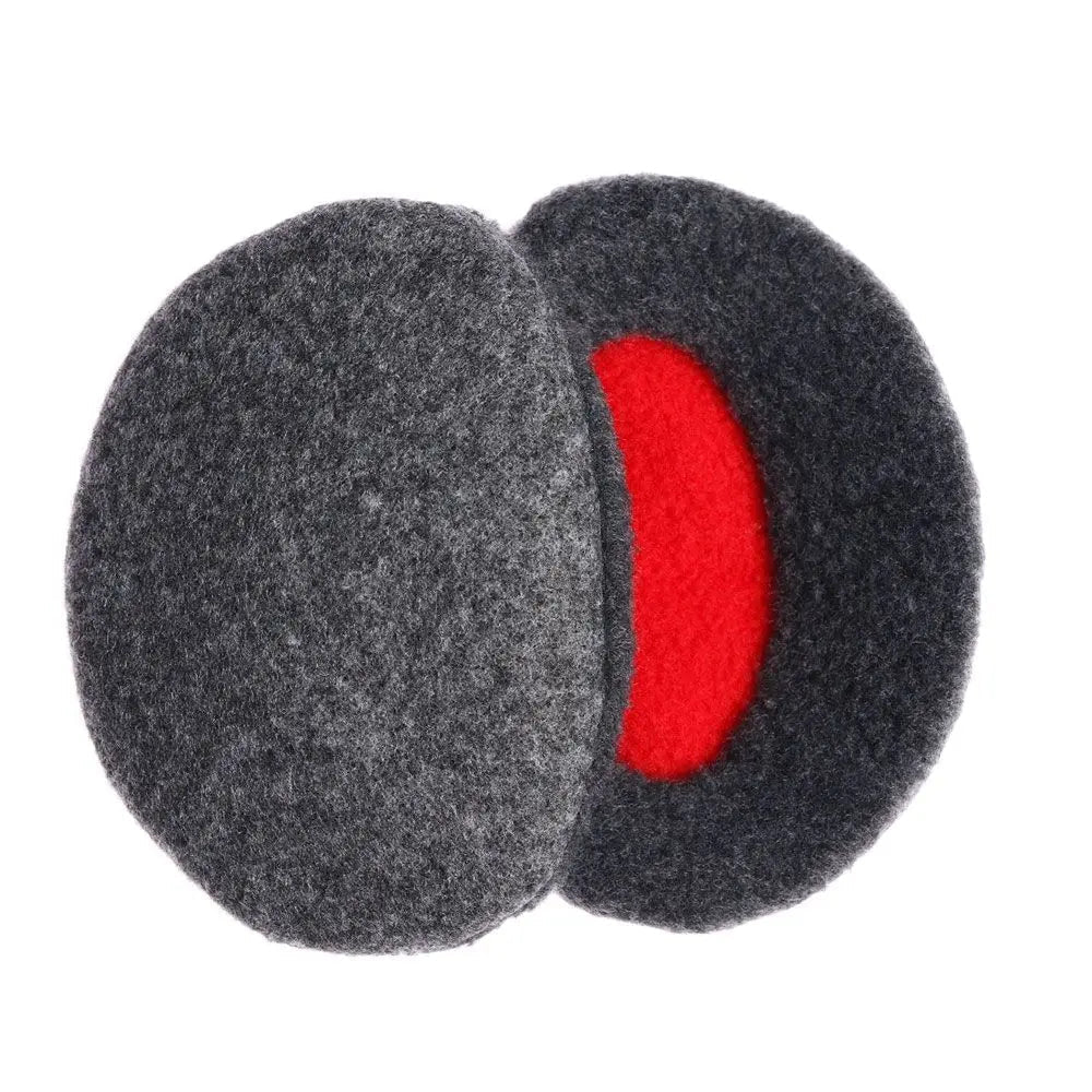 Stylish bandless fleece ear muffs for winter fashion. Keep warm & comfortable with these soft, windproof ear warmers.