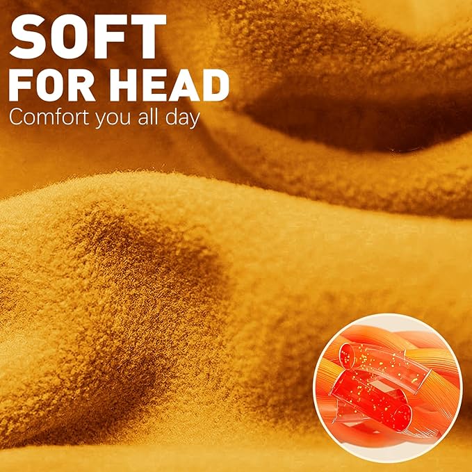 Soft fleece ear warmers for cold weather. Unisex headband for winter running & outdoor activities.