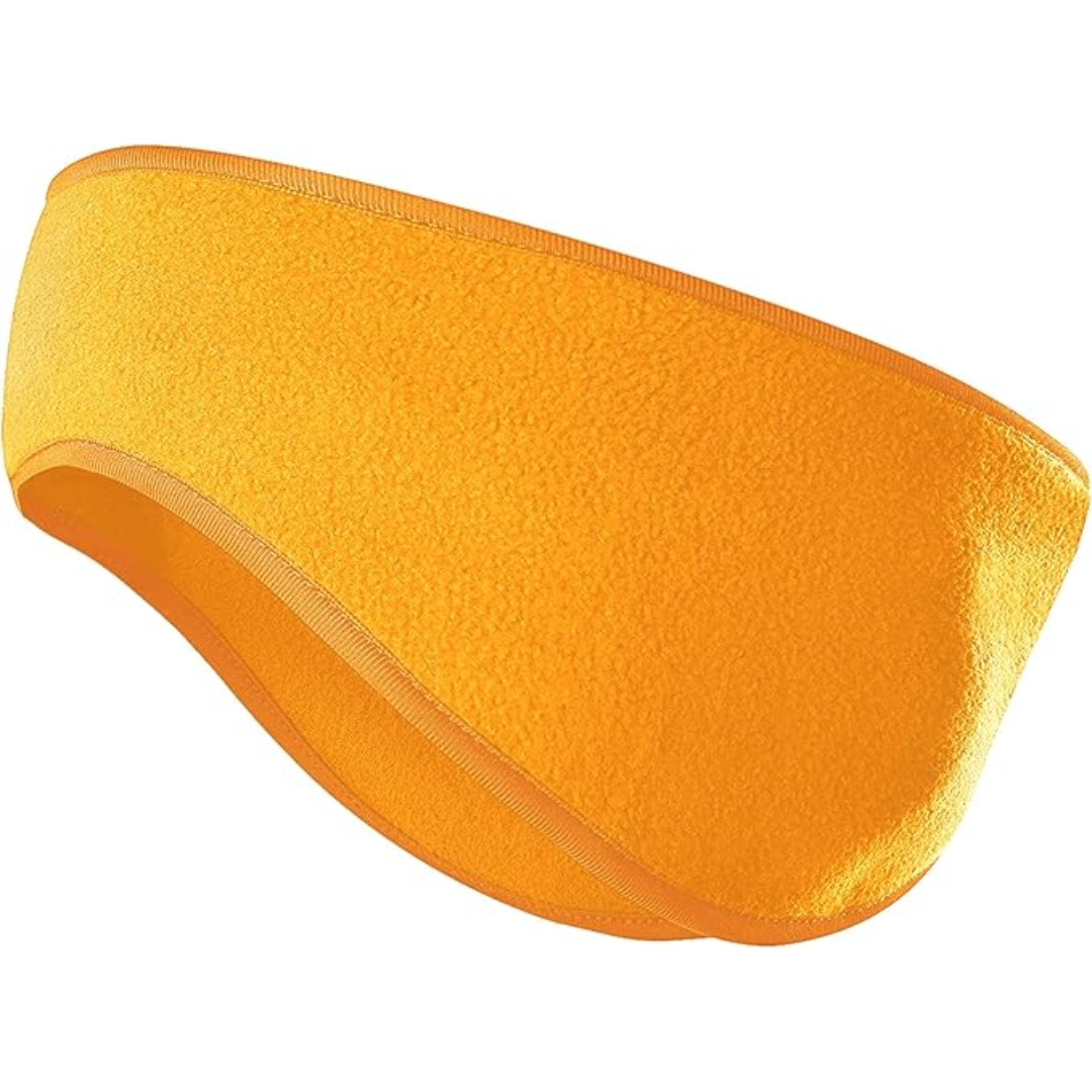 Comfortable fleece ear warmers, a must-have winter accessory for skiing & cold weather protection.