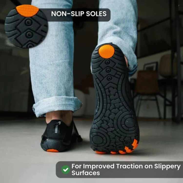 Minimalist unisex walking shoes, flexible design, breathable mesh upper
