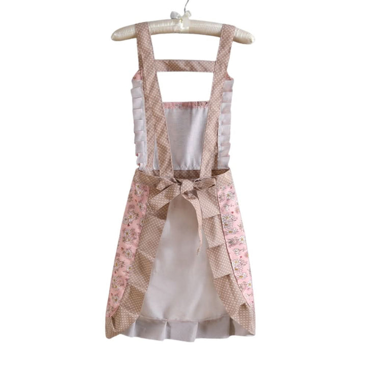 HomeCook's unisex floral kitchen apron, adjustable, great for cooking and baking adventures.