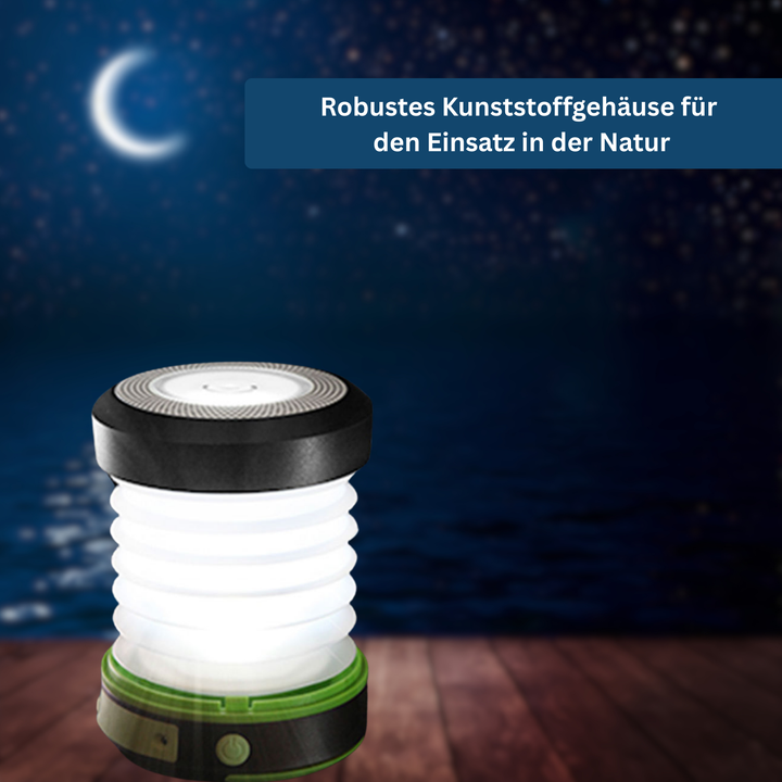 Lightweight portable camping light, perfect for backpacking and night activities