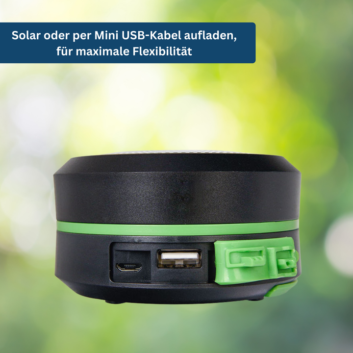 Unisex emergency light with solar charging, a must-have hiking accessory