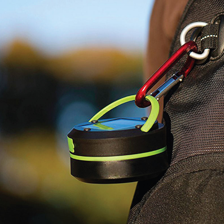 Multifunctional solar powered lantern, essential for outdoor adventures and power outages