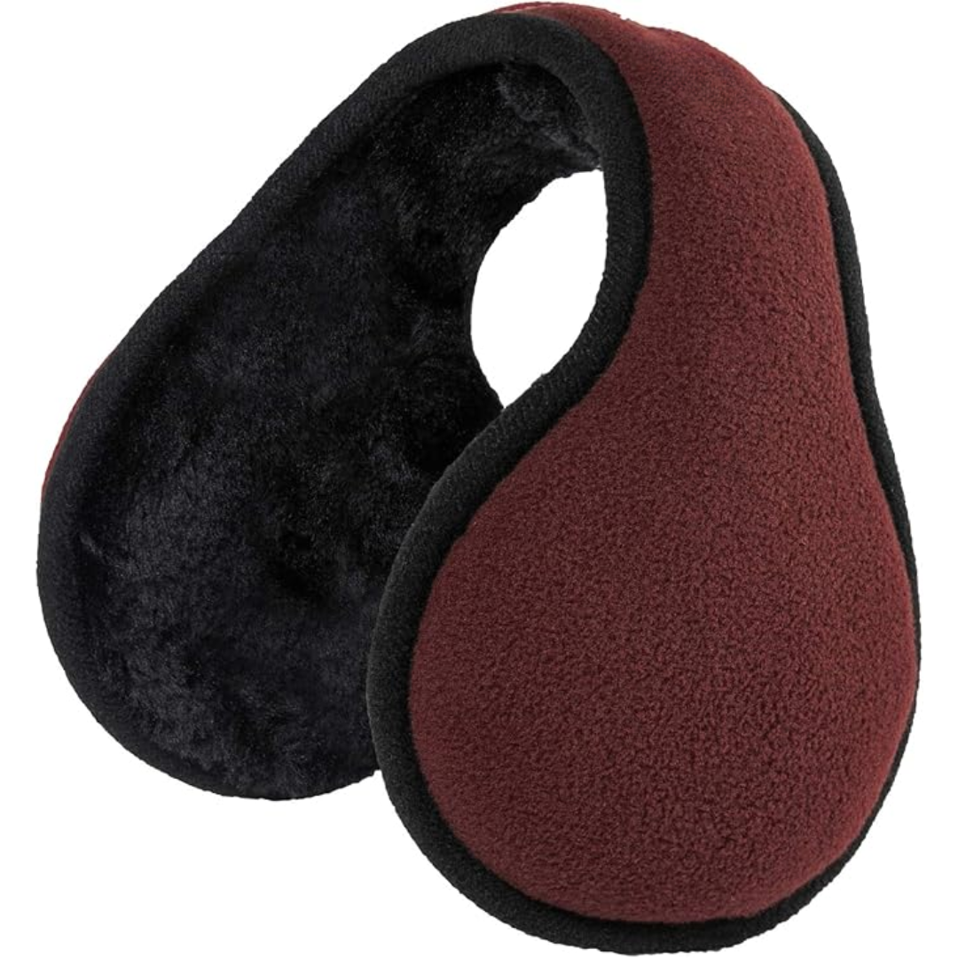 SnugMuffs unisex fleece ear covers, soft & cozy for all winter activities.
