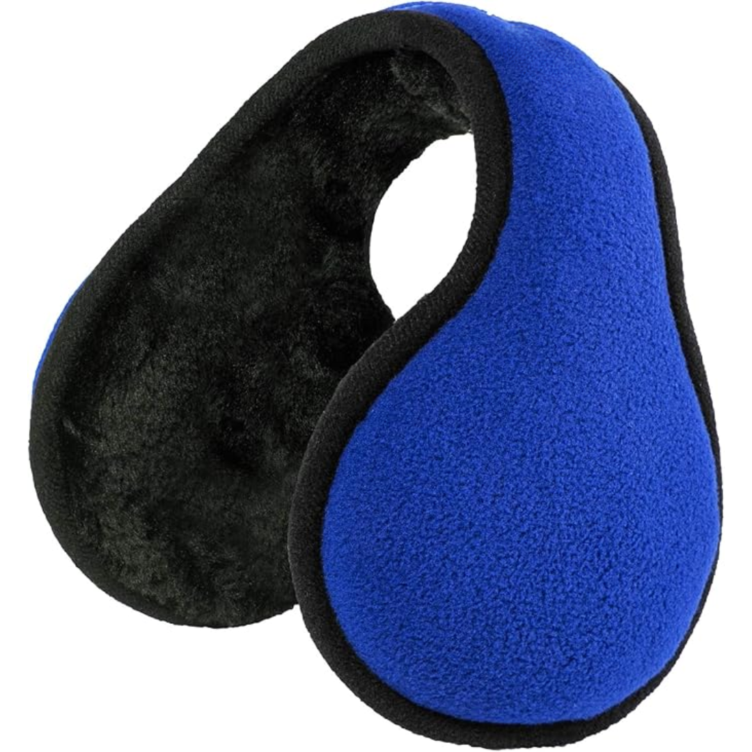 Cozy SnugMuffs ear covers, providing warmth & comfort in cold outdoor weather.