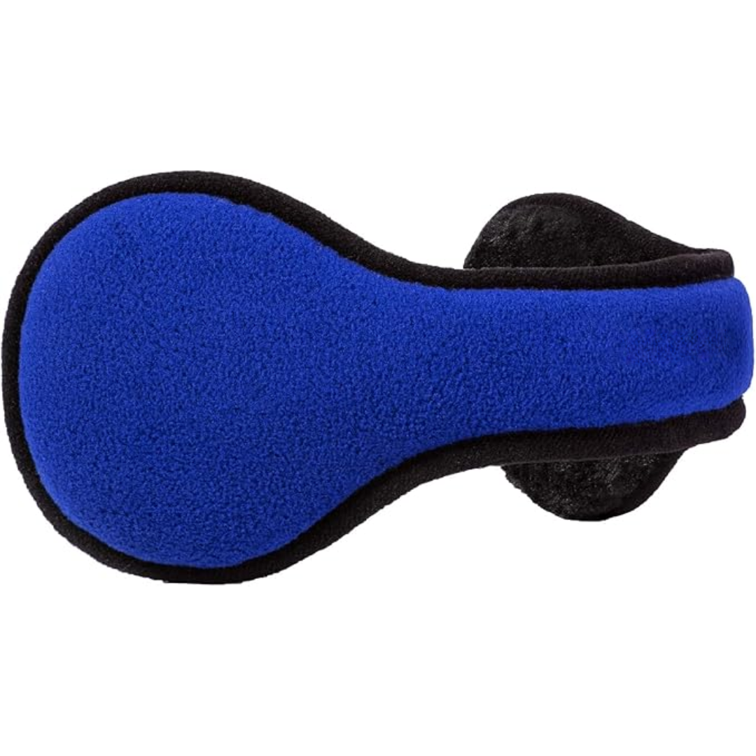 Lightweight & foldable fleece earmuffs, perfect for unisex winter warmth.