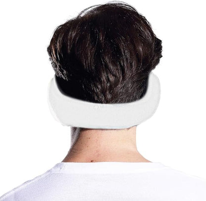 Premium fleece earmuffs, foldable & soft for cold weather comfort.
