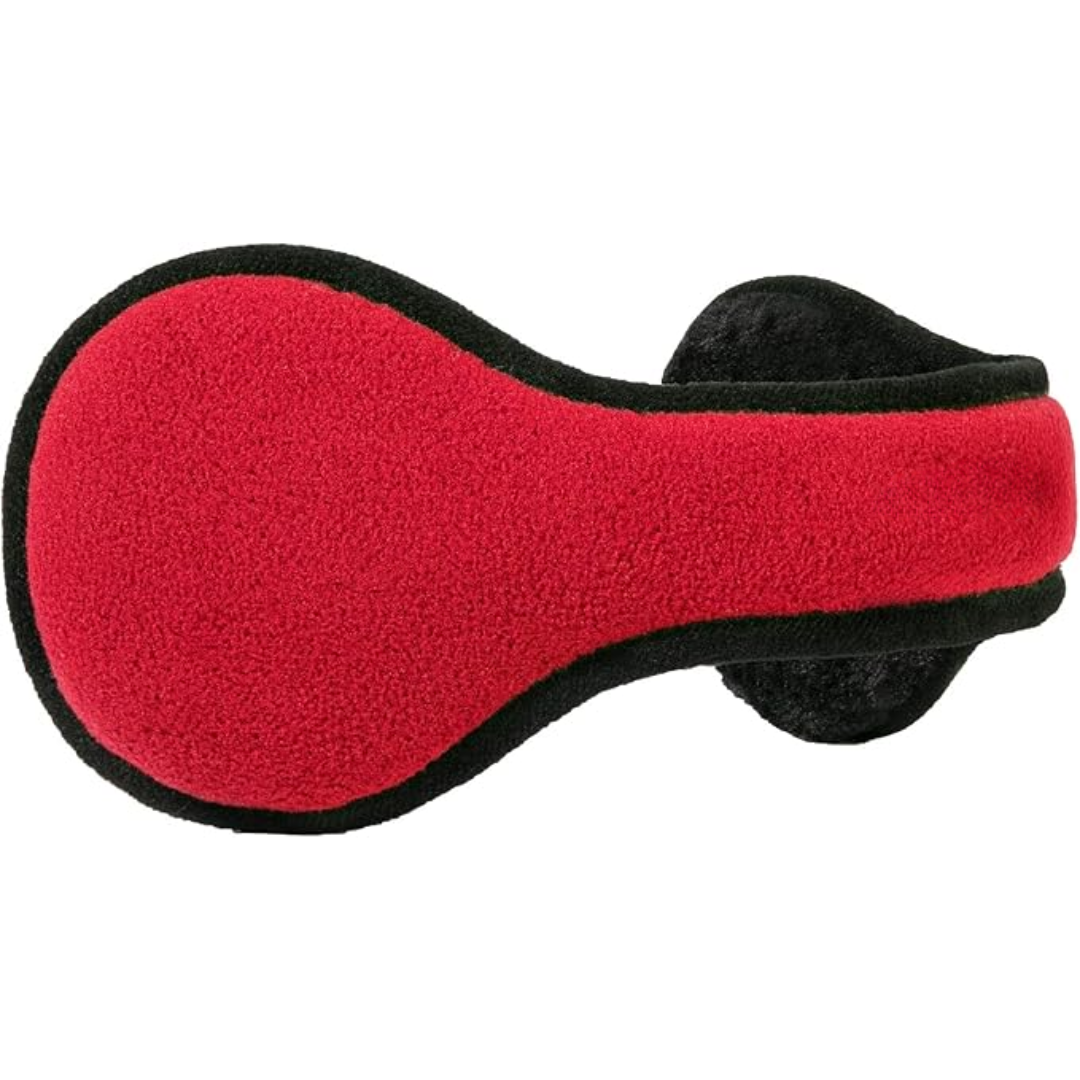 Unisex foldable fleece ear covers, ultimate warmth for winter outdoor adventures.