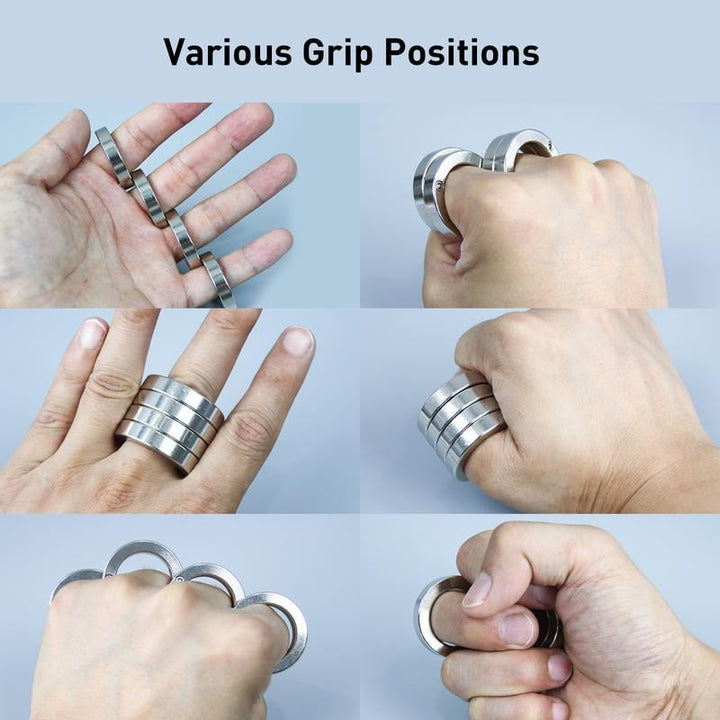 Folding fidget ring for hands-on anxiety relief. A focus aid & stress reducer. Unisex tactile toy.