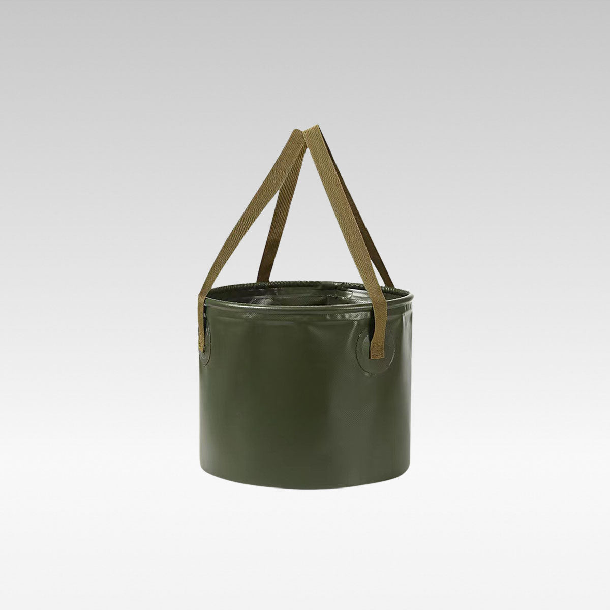 Unisex folding outdoor water bucket, 20L camping storage, portable and leakproof for hiking trips