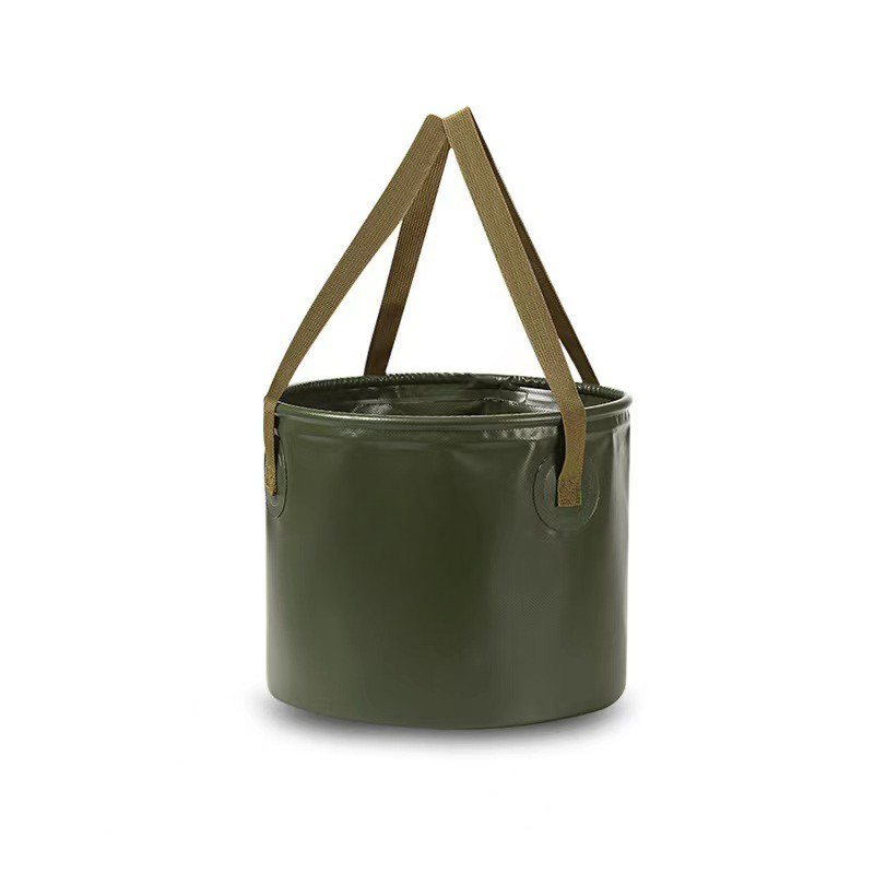 Durable leakproof outdoor water bucket, unisex design, perfect for camping storage and water transport