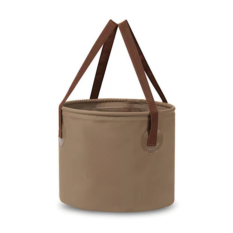Portable folding bucket made for outdoor gear, 20-liter capacity for camping and hydration needs