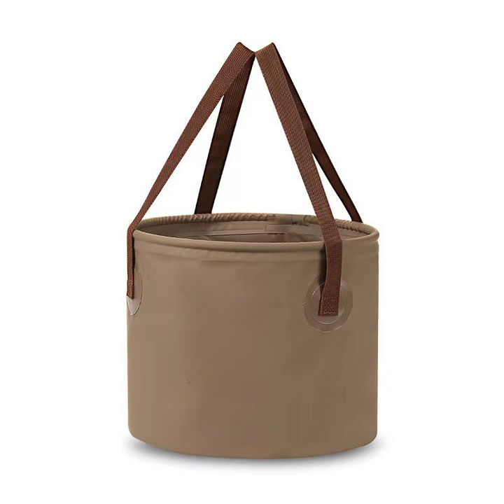 Portable folding bucket made for outdoor gear, 20-liter capacity for camping and hydration needs