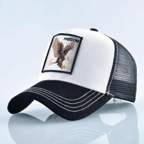 Stylish unisex baseball cap with an embroidered Freedom Eagle design, great for casual wear.
