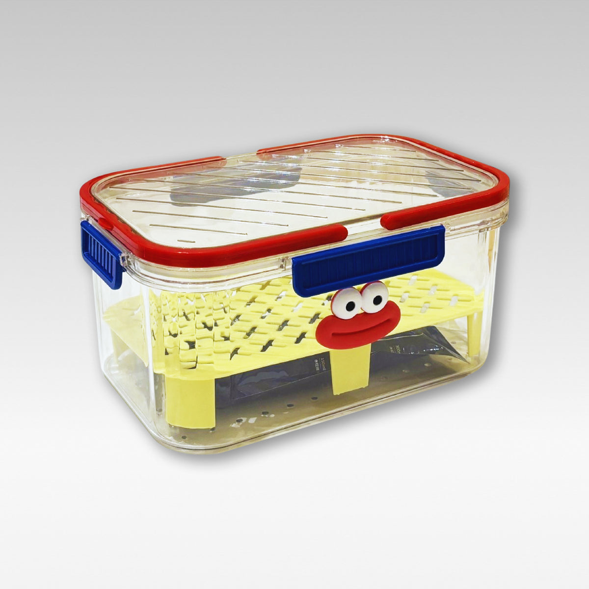 Unisex fresh food storage box for camping & kitchen organization, portable picnic container