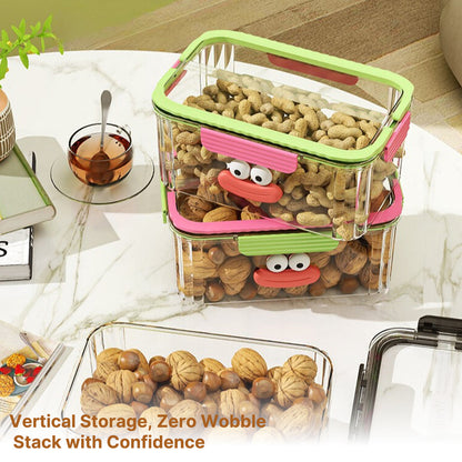 Ergonomic fresh food storage box, a must-have for picnic box and camping food transport