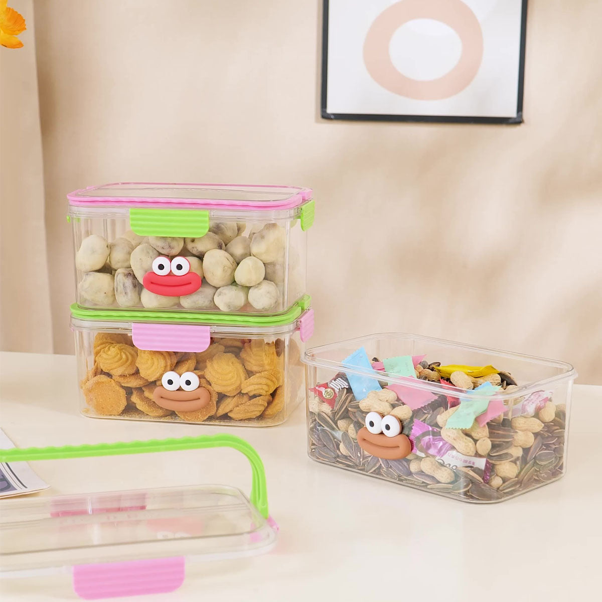 Durable fresh food storage box, essential for camping gear and daily lunch box needs