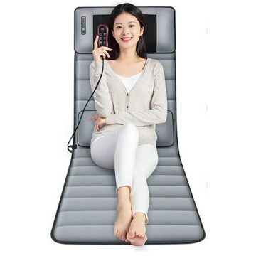 Therapeutic home shiatsu massage mat with heat. Offers full body comfort and stress relief for wellness.
